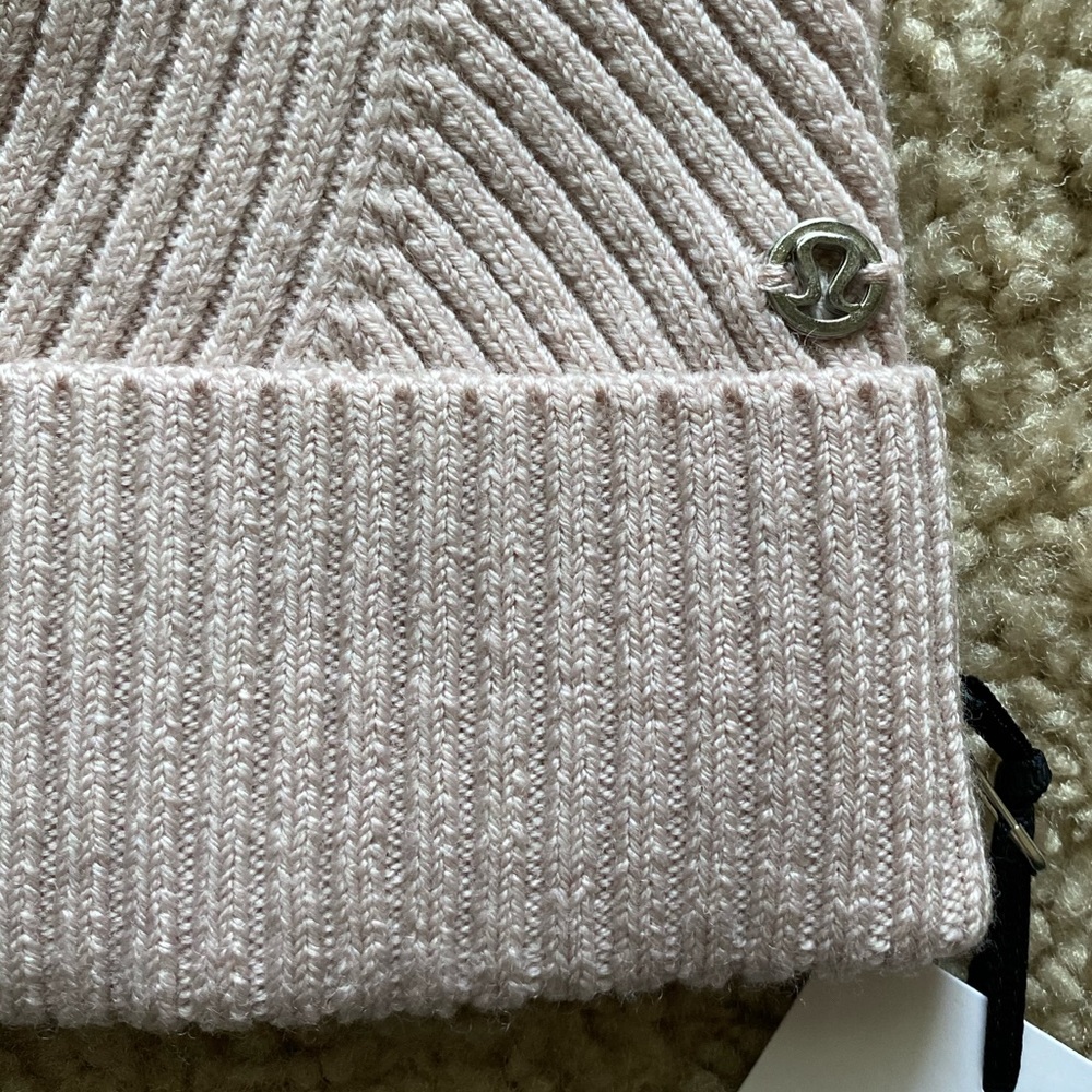 Lululemon Pink Twist of Cozy Beanie Winter Hat - Picture 4 of 8